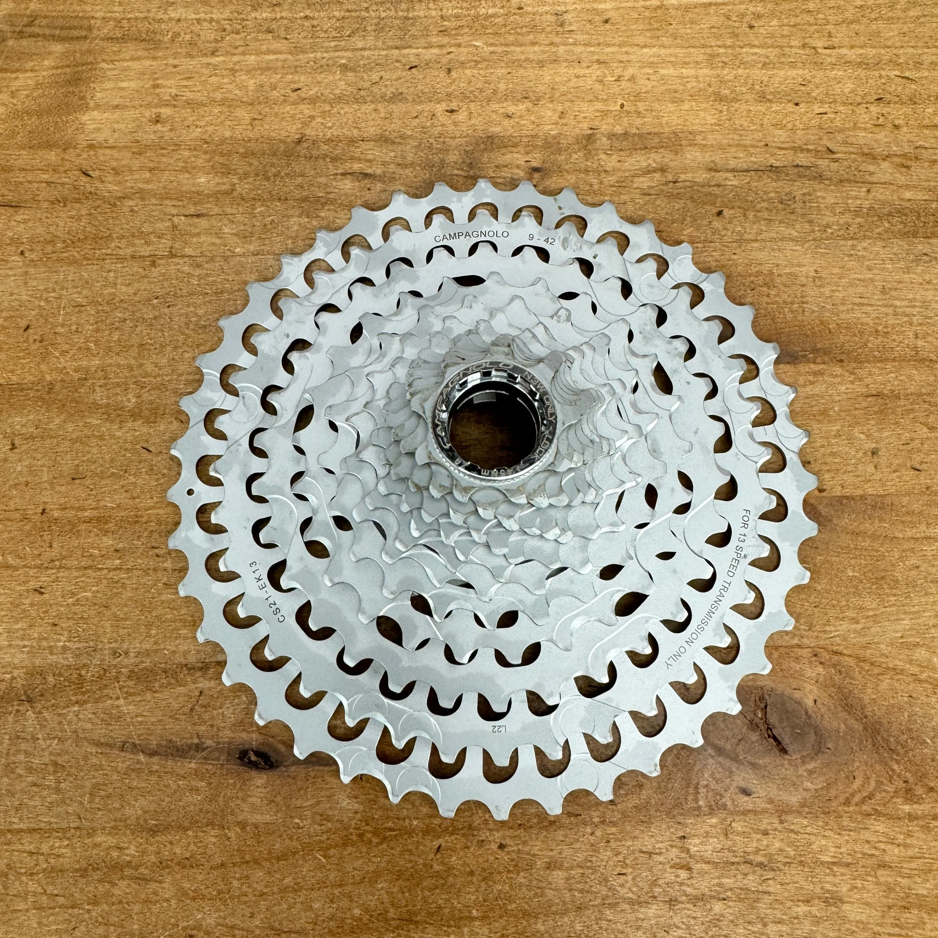 New Takeoff! Campagnolo Ekar CS21-EK13 9-42t 13-Speed Bike Cassette 395g