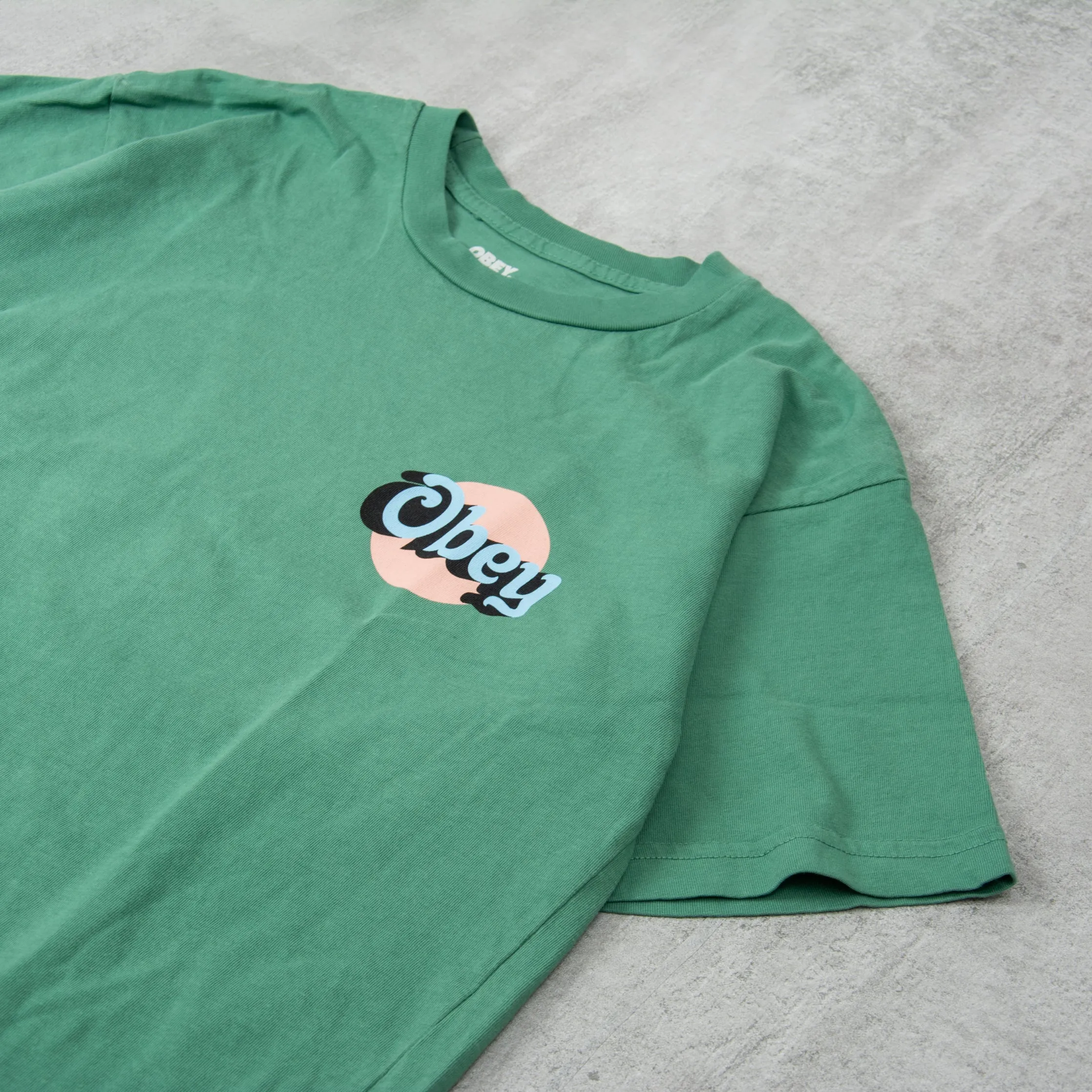 Obey Dot Tee - Palm Leaf