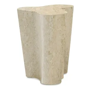 ORGO, Occasional Table, Fossilied Stone, Small