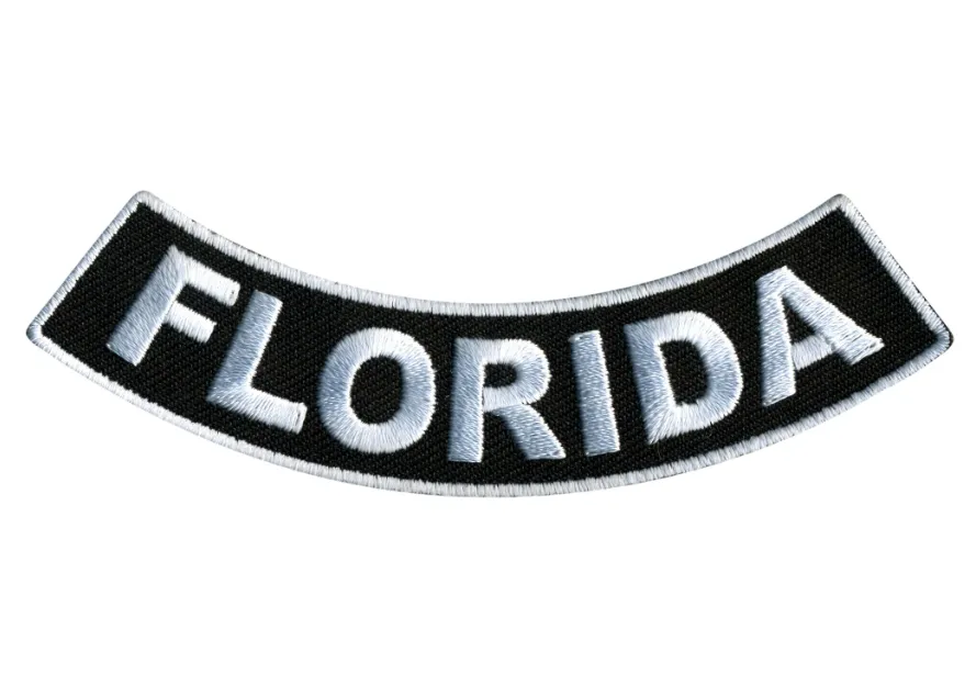 PATCH - FLORIDA BTM ROCKER 12"-PPM5017 : 12W 3H