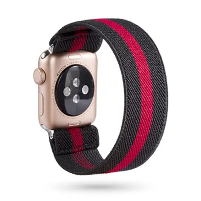 Rainbow Geometric Elastic Strap for Apple Watch Band Watchbands