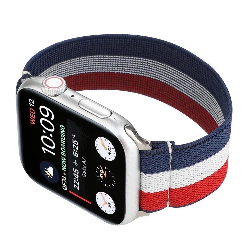 Rainbow Geometric Elastic Strap for Apple Watch Band Watchbands