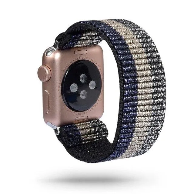 Rainbow Geometric Elastic Strap for Apple Watch Band Watchbands