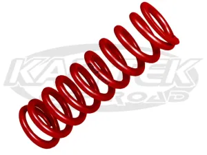 Red Eibach 550 Pound 6" Tall Spring For 2" Diameter King, Sway-A-Way Or Fox Coil Over Shocks