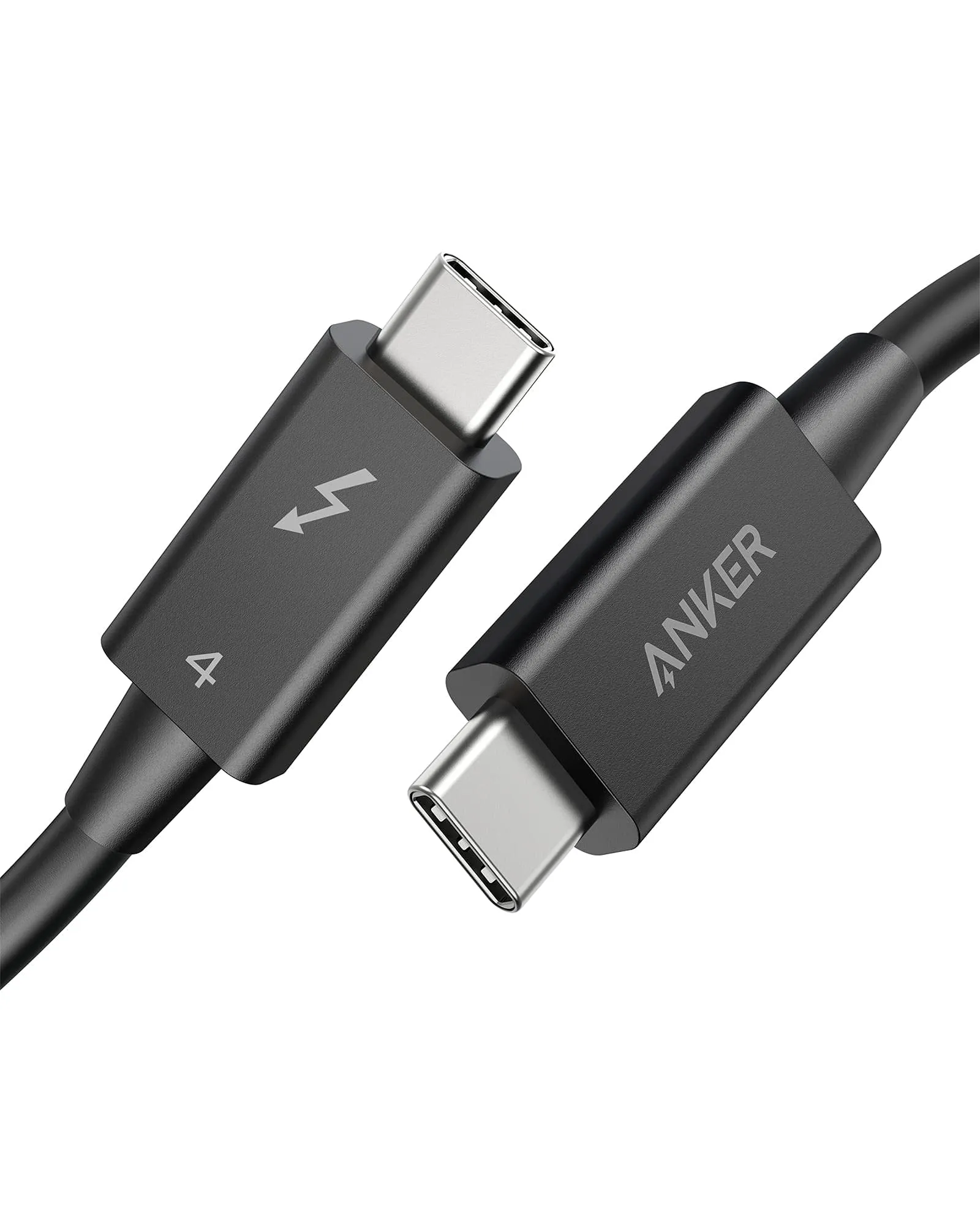 Refurbished Anker USB-C to USB-C Thunderbolt 4 100W Cable (2.3 ft)