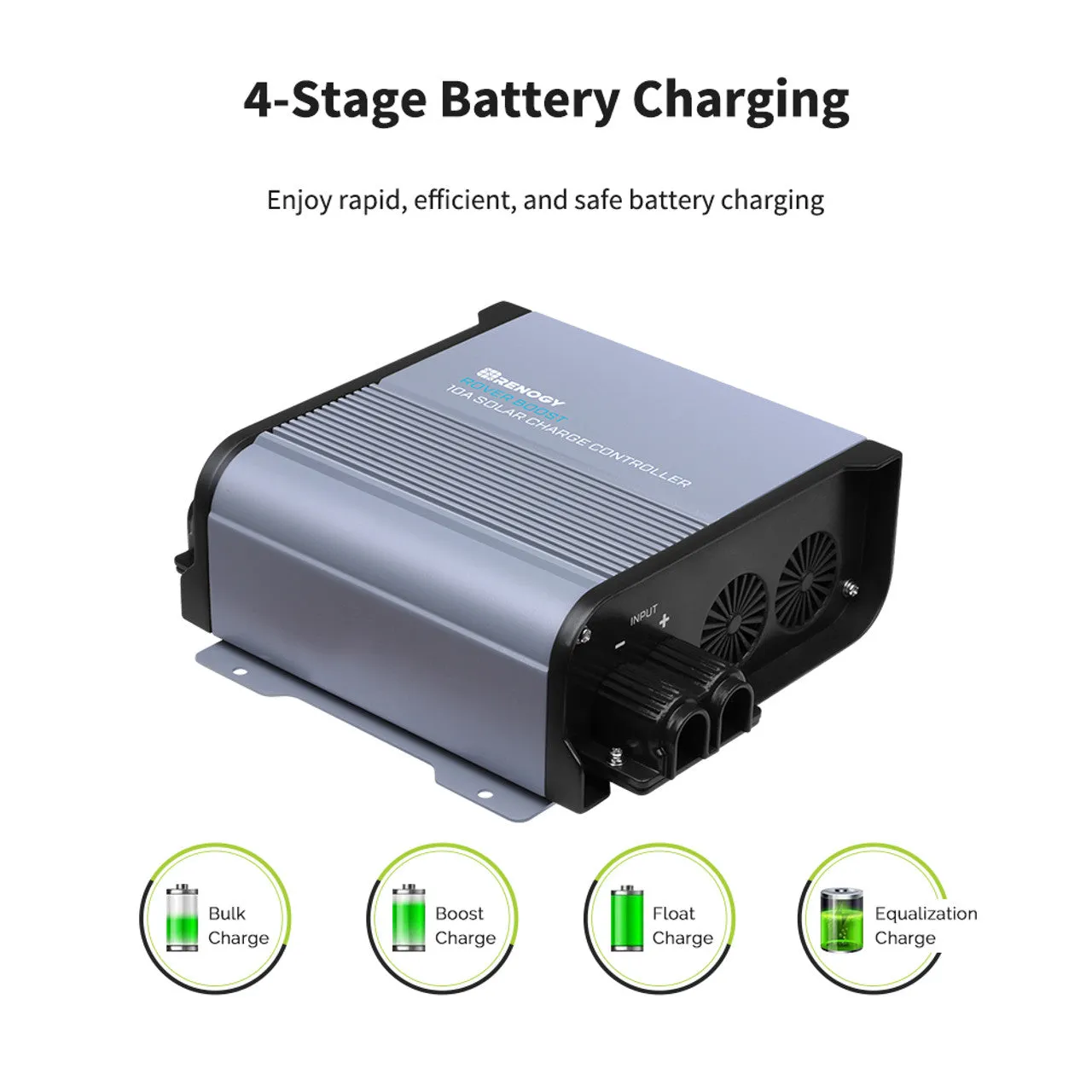 Renogy RCC10RVRB - Rover Boost 10A MPPT Solar Charge Controller