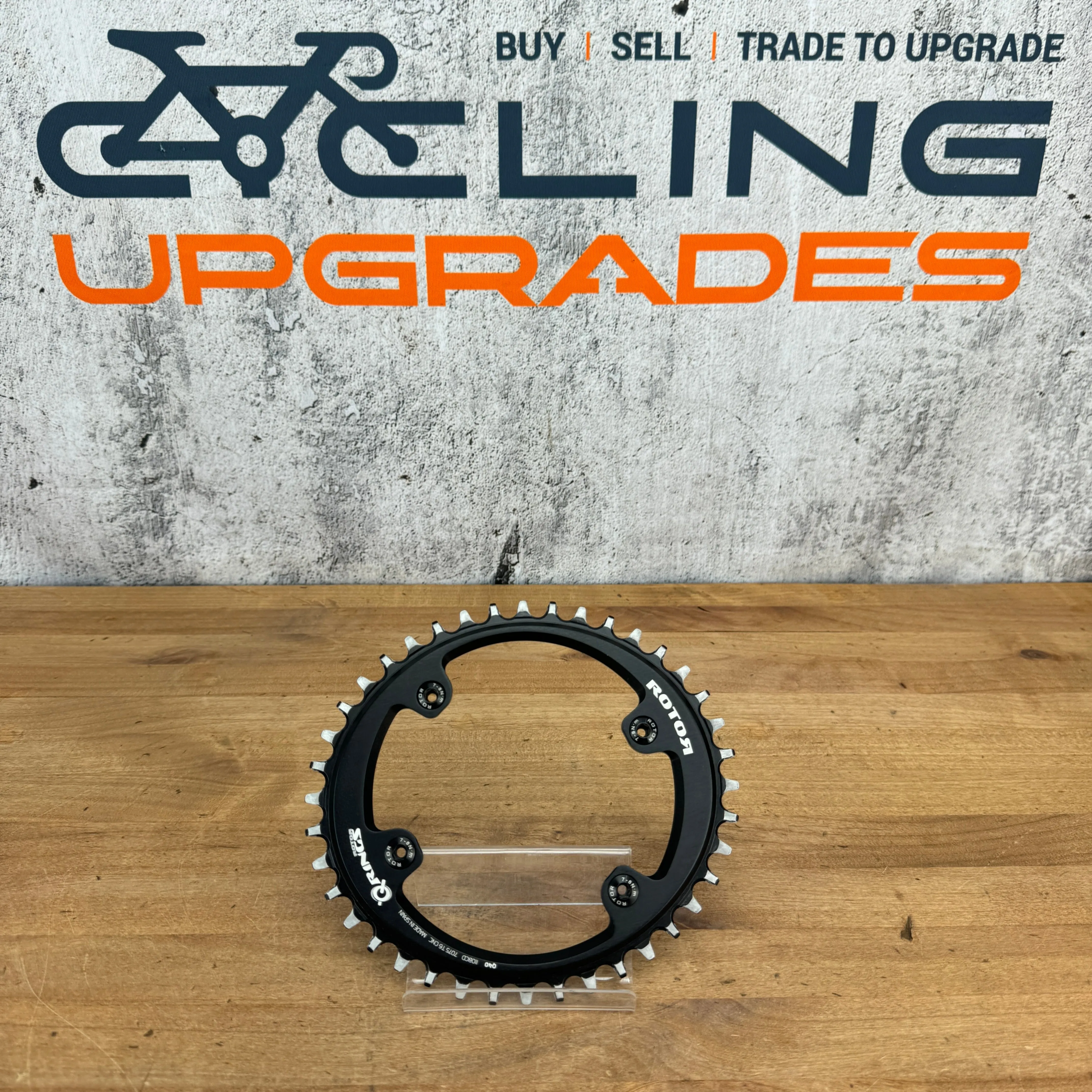 Rotor Universal Tooth Q-Ring 40T 4-Bolt 110BCD 1x 11/12-Speed Chainring