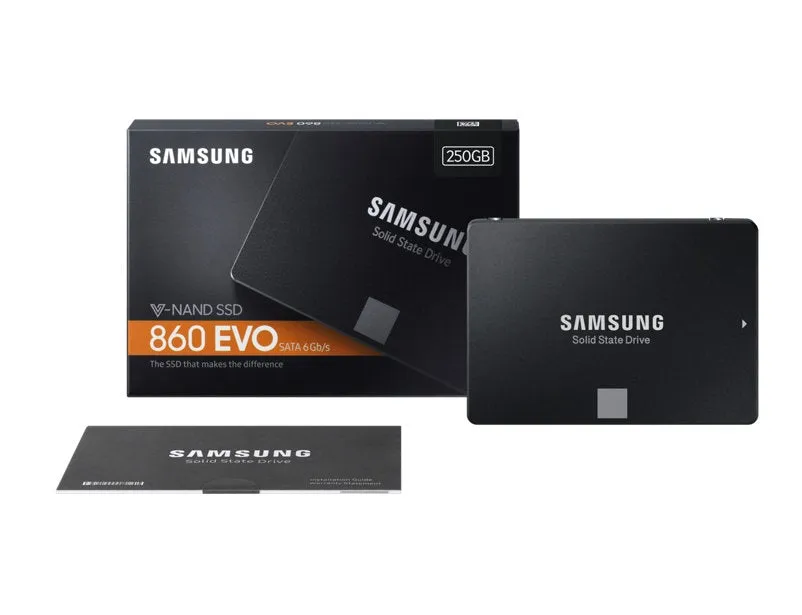 Samsung 860 EVO 250 GB SATA 2.5 Inch Internal Solid State Drive (SSD) (MZ-76E250)