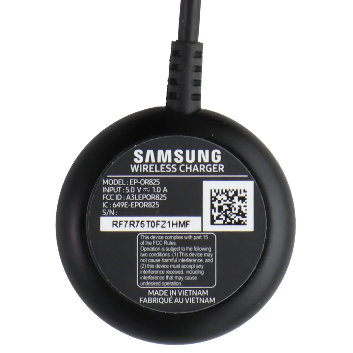 Samsung Galaxy Watch Active Wireless Charger (EP-OR825) - Black