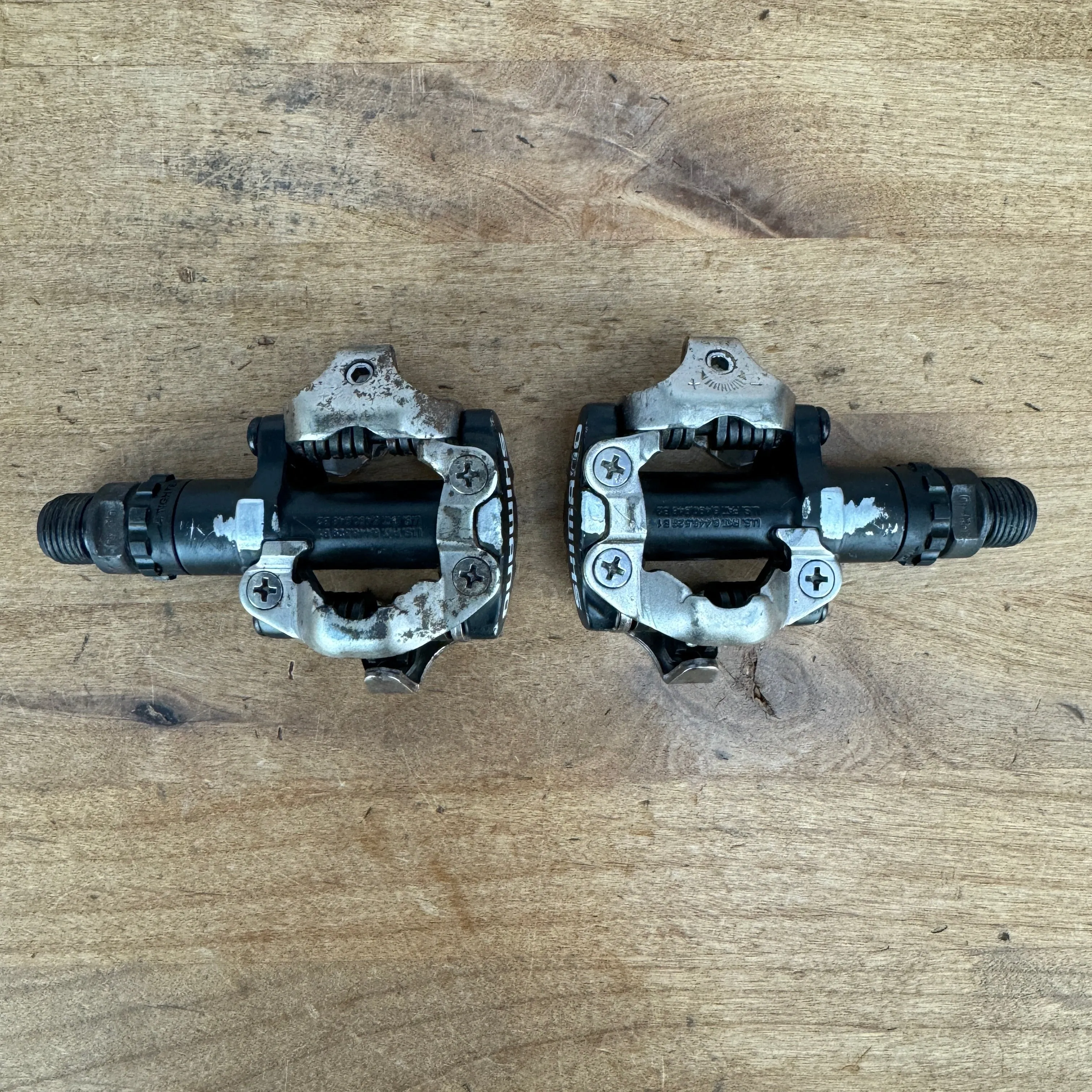 Shimano PD-M520 Dual-sided SPD Steel Clipless MTB Bike Pedals 375g