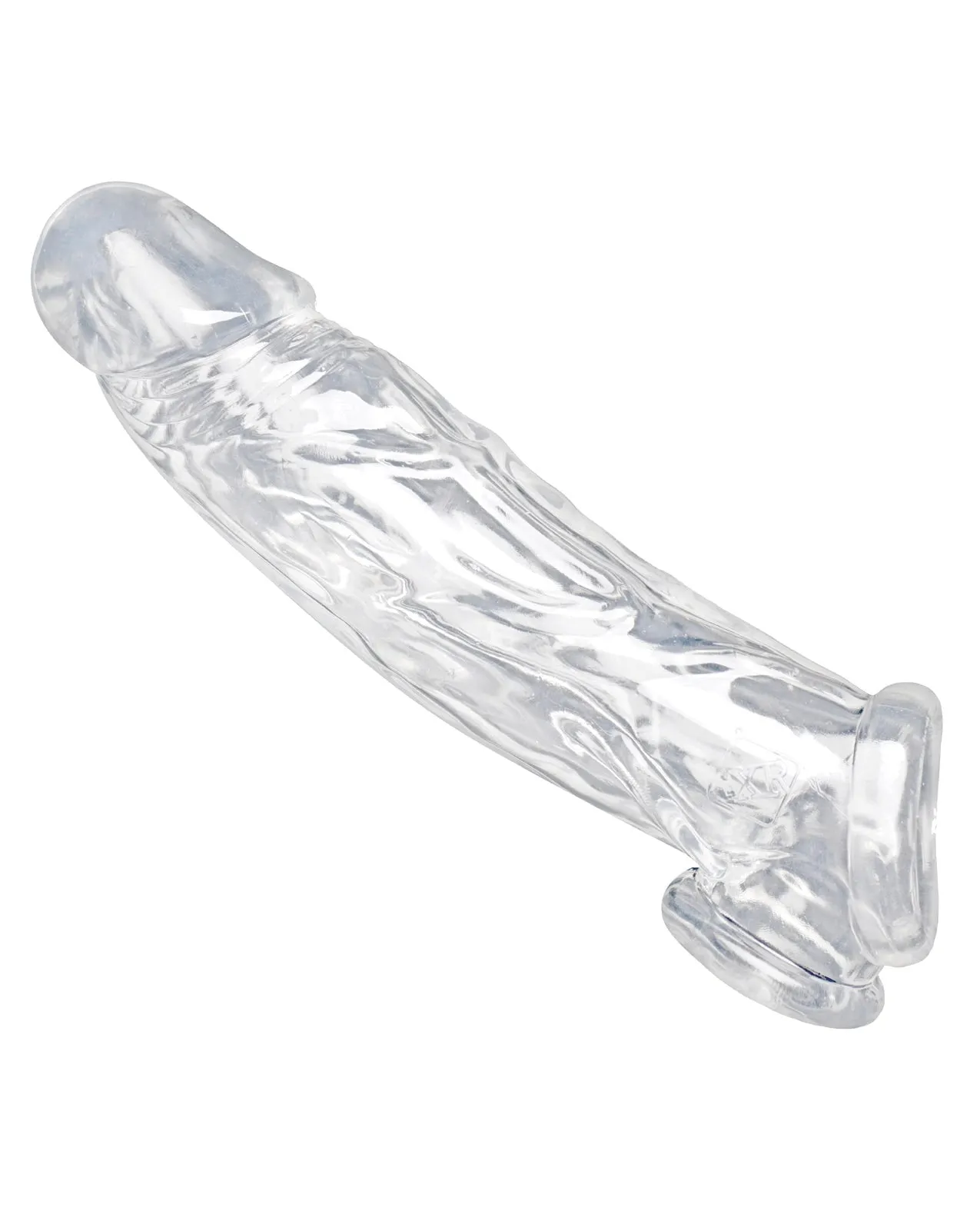 Size Matters Realistic Clear Penis Enhancer and Ball Stretcher - Clear