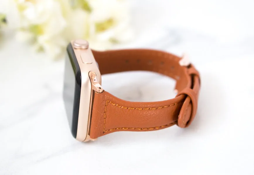 Skinny Leather Apple Watch Band