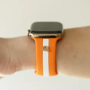 Skye Orange & White Smart Watch Band