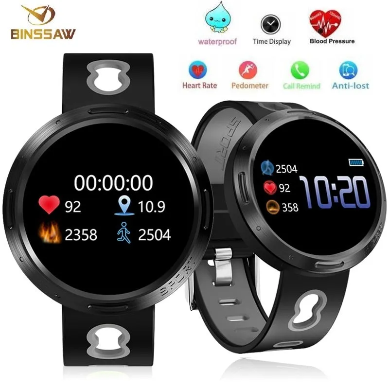 Smart Watch Fitness Tracker Men Blood Pressure Heart Rate Tracker Swim Sport SmartWatch Women Multi-language Watches Android ios