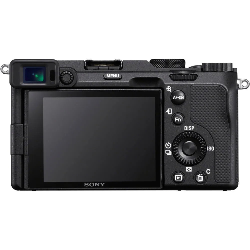 Sony Alpha a7C Mirrorless Digital Camera (Body Only, Black) (ILCE7C/B) - Advanced Bundle