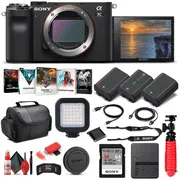 Sony Alpha a7C Mirrorless Digital Camera (Body Only, Black) (ILCE7C/B) - Advanced Bundle