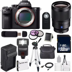 Sony Alpha a7S II a7S Mark II a7SII ILCE7SM2/B Mirrorless Digital Camera (International Model)   Sony Distagon T FE 35mm Lens Starter Bundle