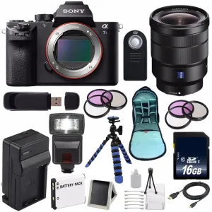 Sony Alpha a7S II a7S Mark II a7SII ILCE7SM2/B Mirrorless Digital Camera (International Model)   Vario-Tessar T FE 16-35