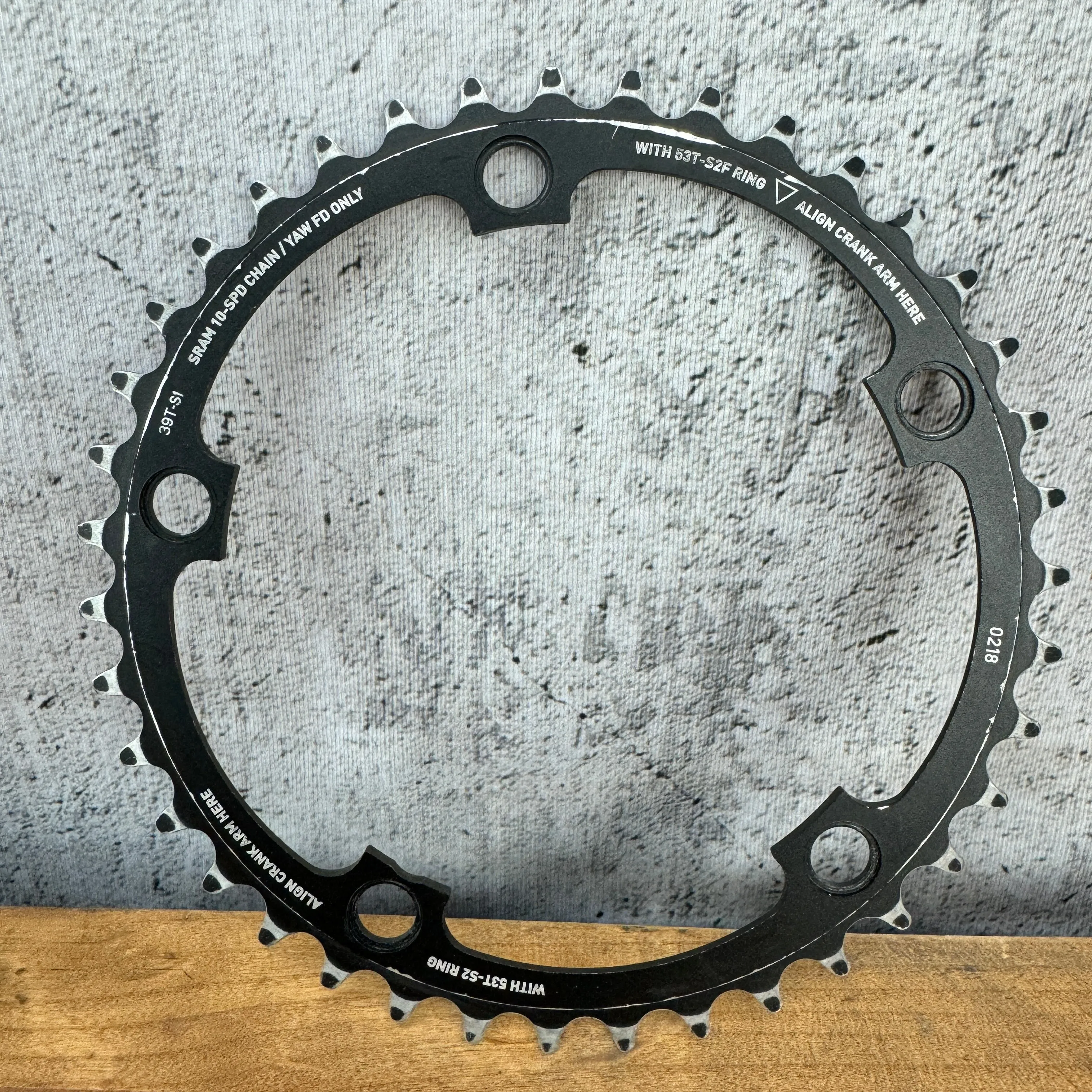 SRAM X-Glide 53/39t 130BCD 10-Speed 5-Bolt Bike Chainring Set 172g