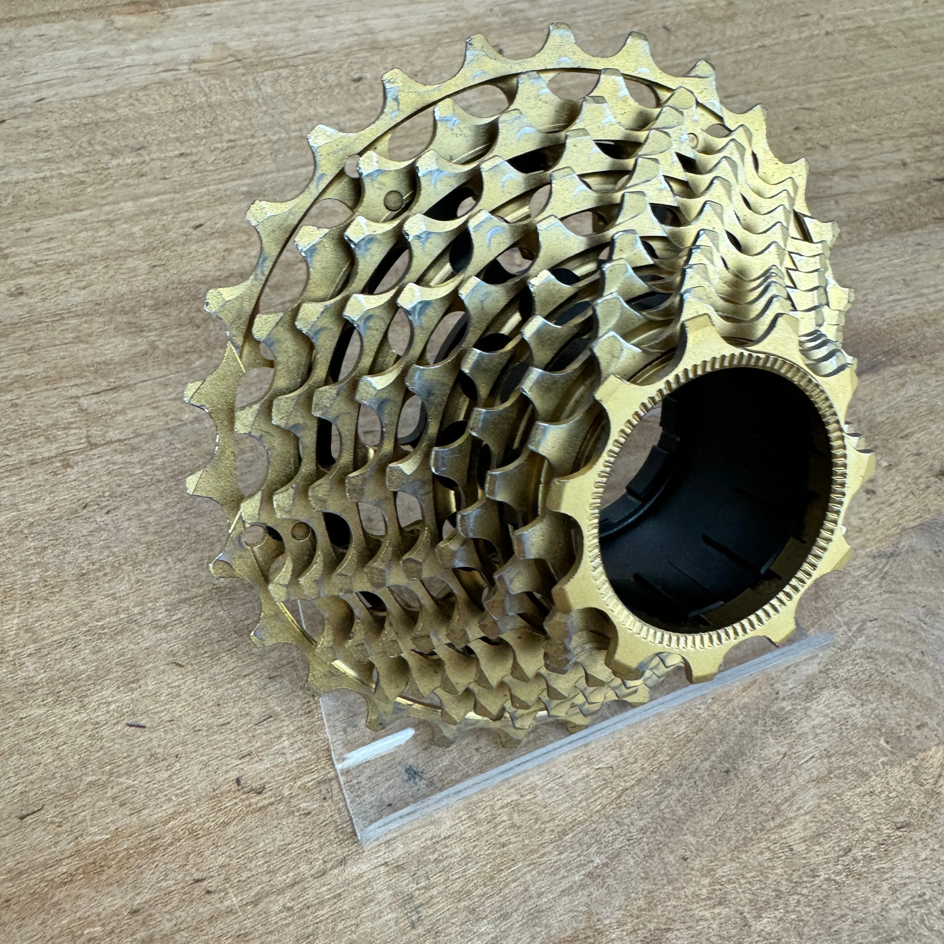 Sroad WGD-8011-1128-A1 11-28t 11-Speed Gold Bike Cassette 182g "Light Wear"