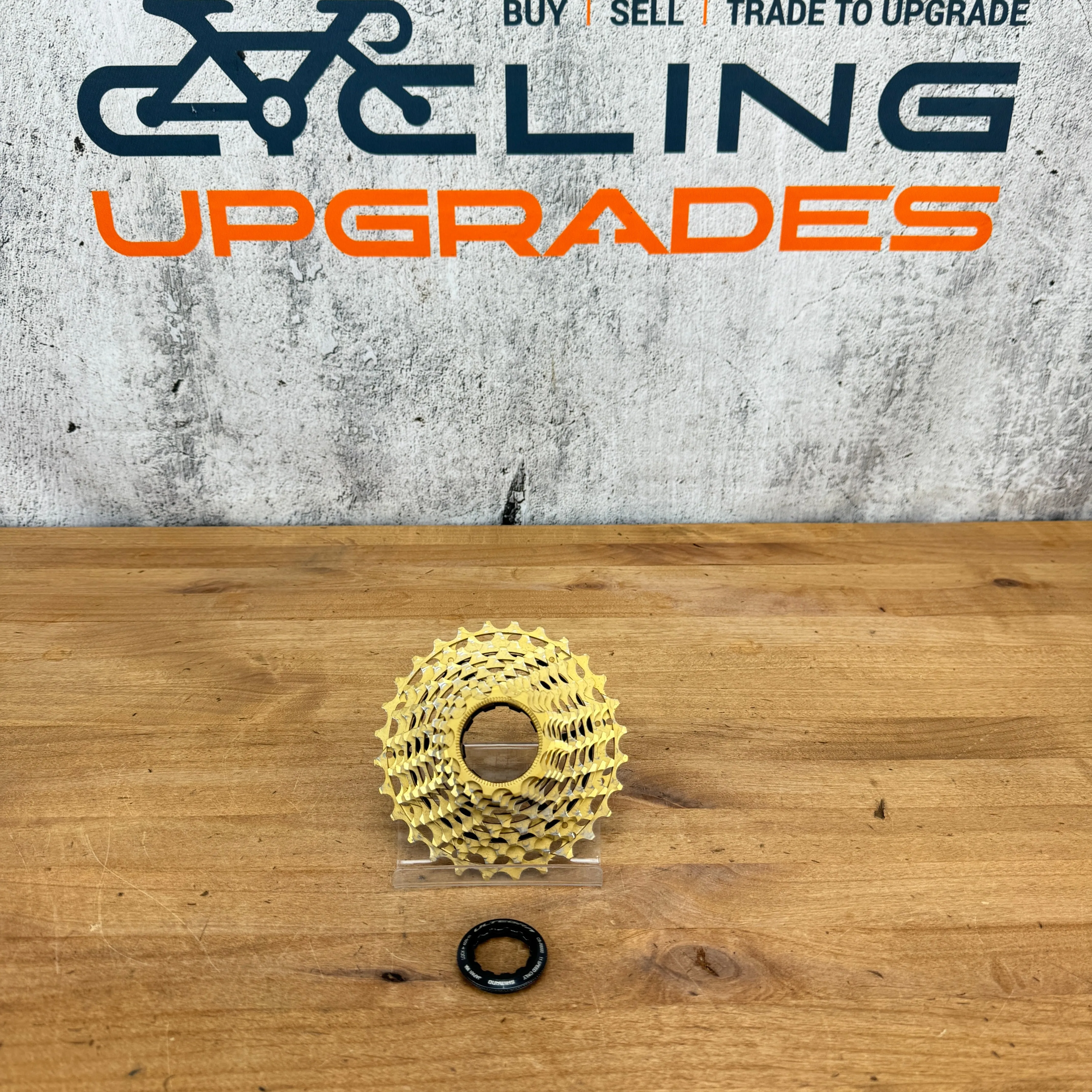 Sroad WGD-8011-1128-A1 11-28t 11-Speed Gold Bike Cassette 182g "Light Wear"