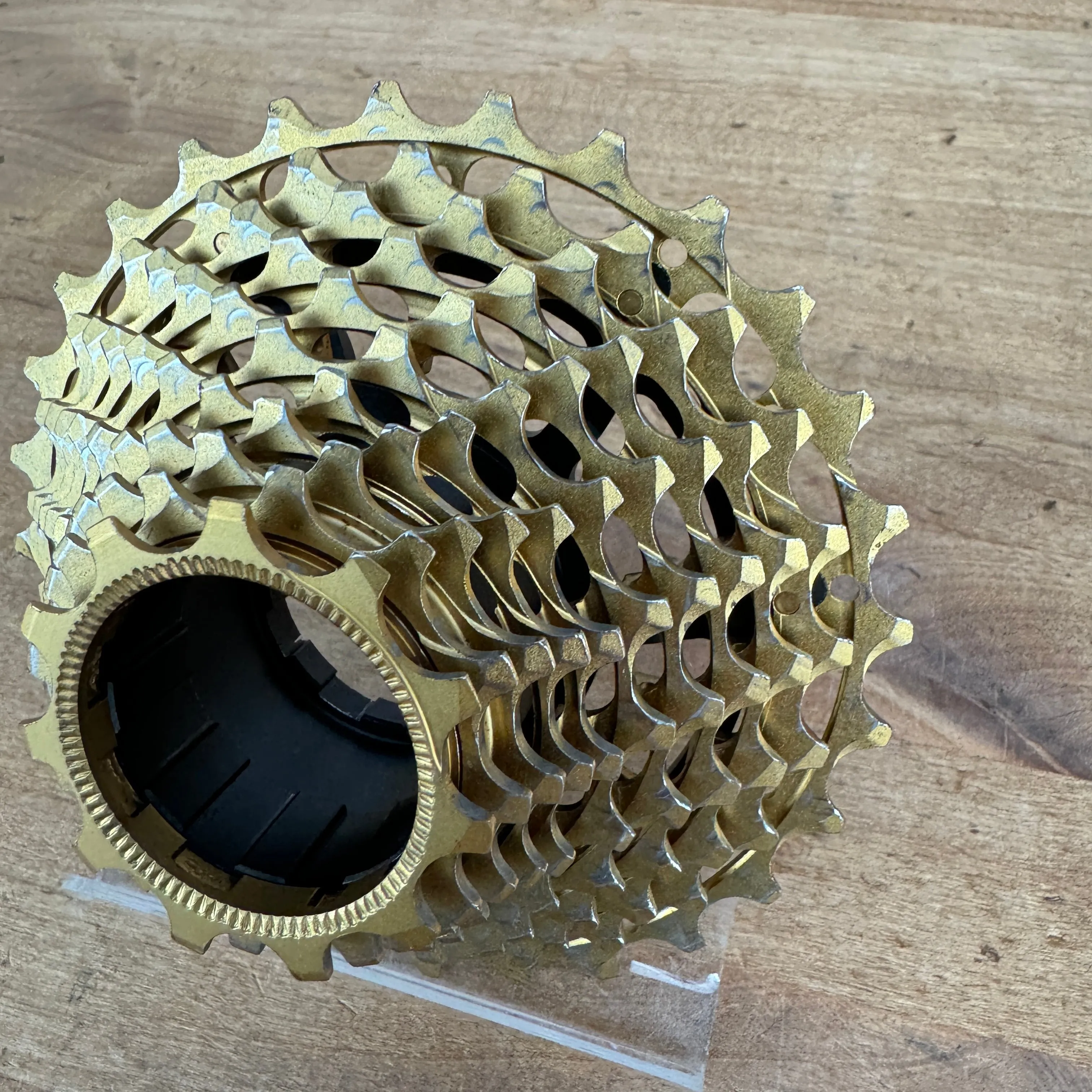 Sroad WGD-8011-1128-A1 11-28t 11-Speed Gold Bike Cassette 182g "Light Wear"