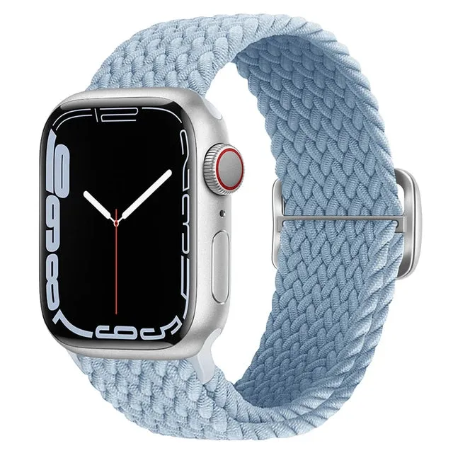 Strap For Apple Watch band 44mm 40mm 45mm 41mm 38mm 42mm ultra 49mm Braided Solo Loop bracelet correa iwatch series 7 se 3 6 8 5