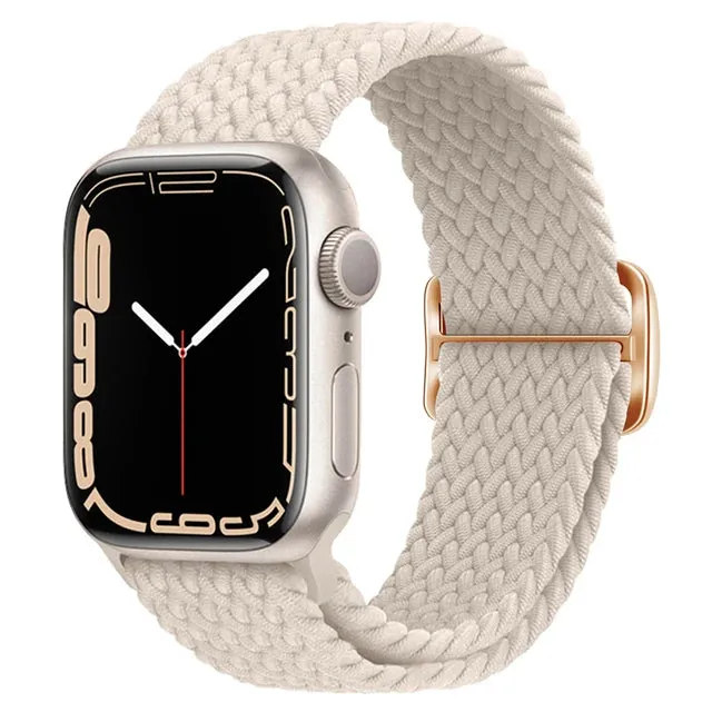 Strap For Apple Watch band 44mm 40mm 45mm 41mm 38mm 42mm ultra 49mm Braided Solo Loop bracelet correa iwatch series 7 se 3 6 8 5