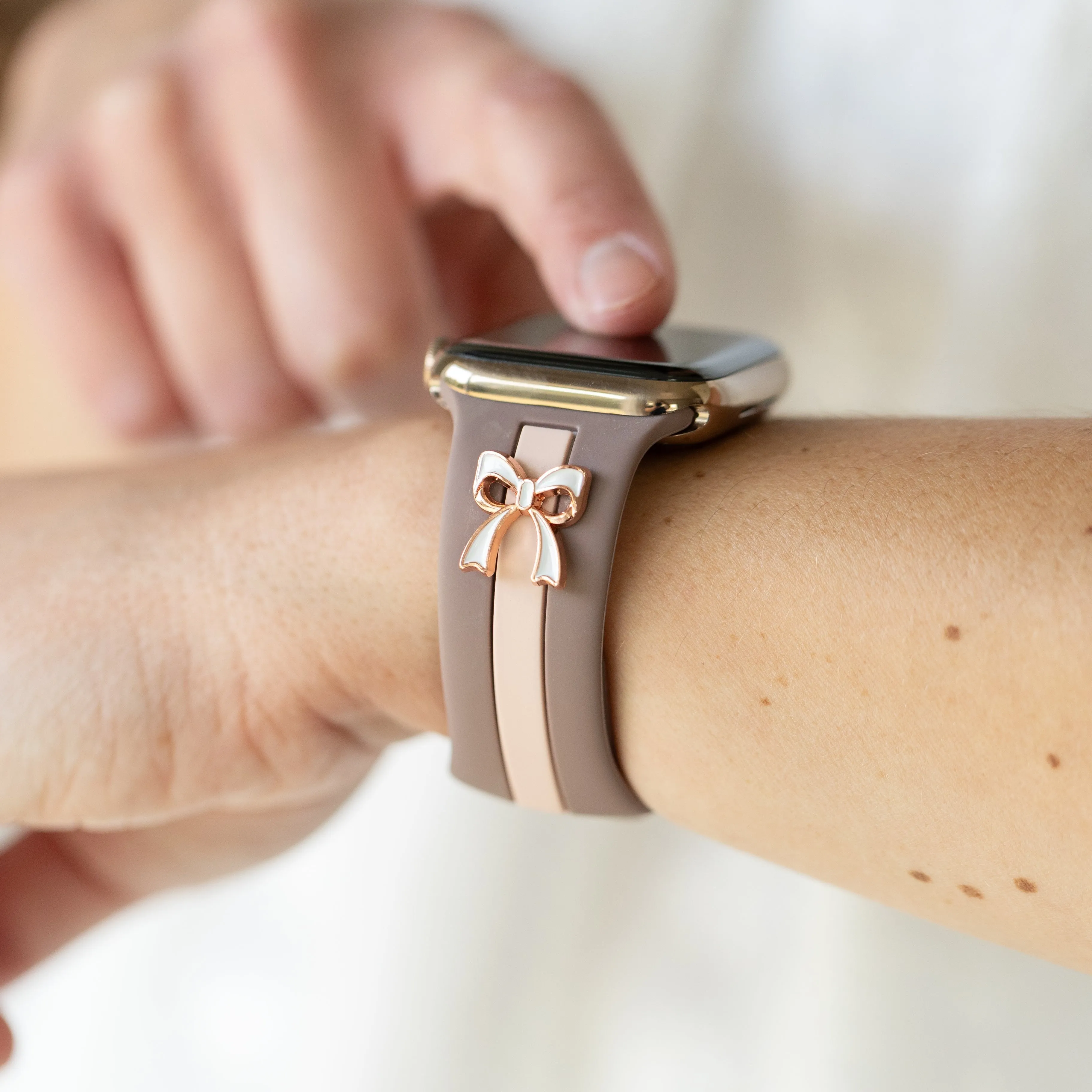 The It Girl Mauve and Blush Smart Watch Band