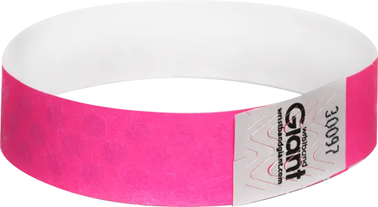 Tyvek® 3/4" x 10" Polka Dot Radiance pattern wristbands