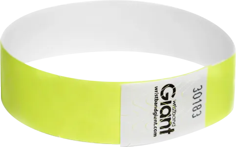 Tyvek® 3/4" x 10" Polka Dot Radiance pattern wristbands