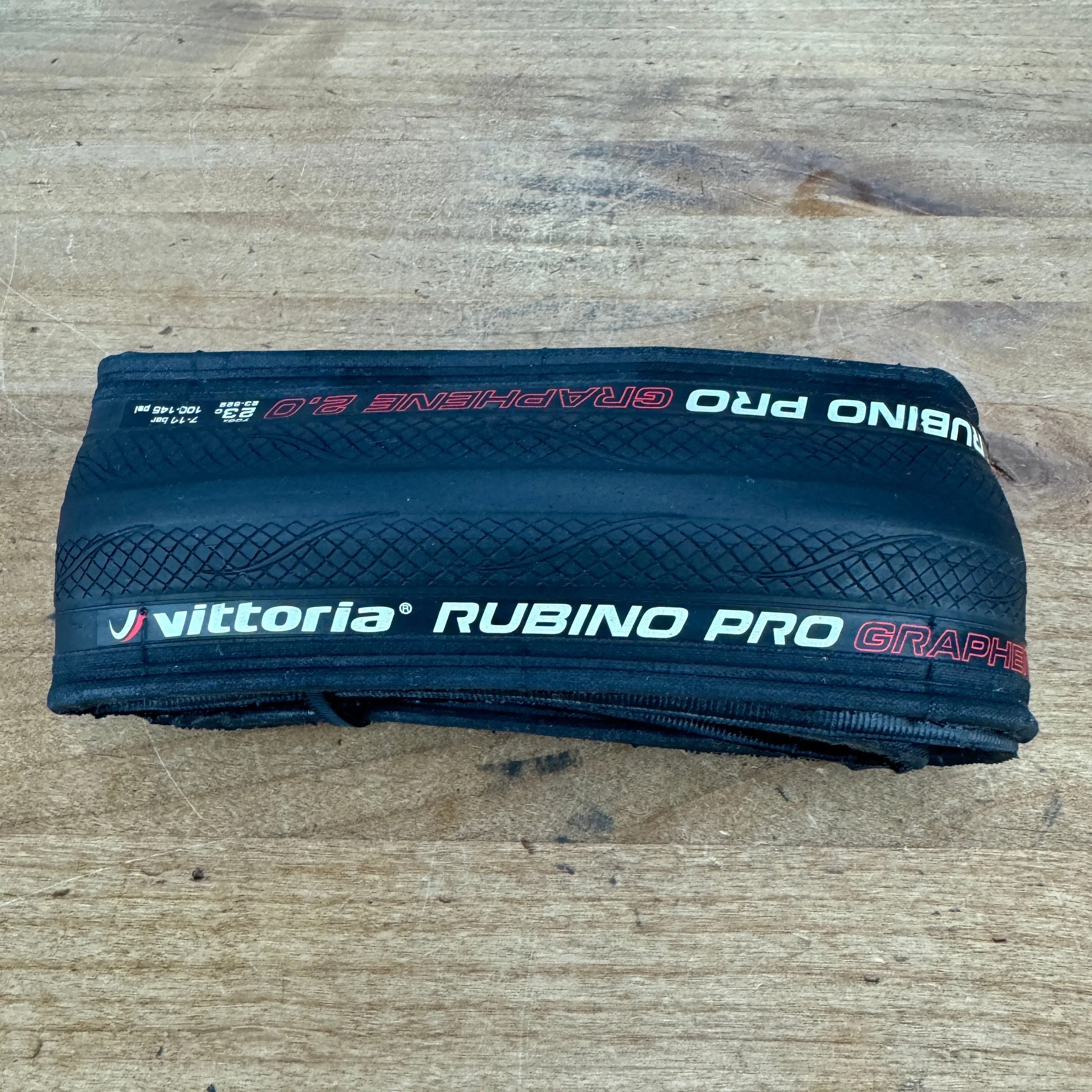 Vittoria Rubino Pro Graphene 2.0 700c x 23mm Clincher Road Bike Single Tire