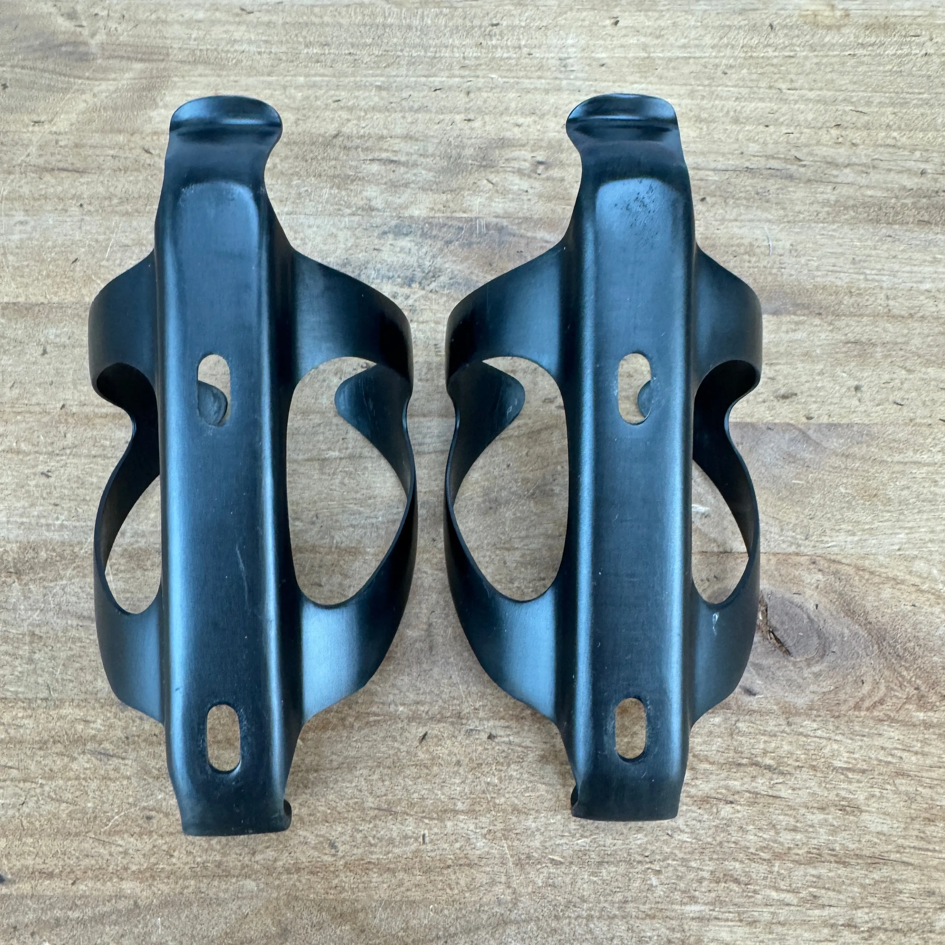 Whisky Parts Co No.9 C2 Carbon Matte Black Pair Bike Water Bottle Cages 50g