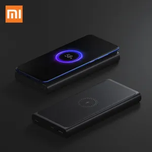 Xiaomi Wireless Power bank 10000mAh PLM11ZM  USB Type C Mi Powerbank 10000 Qi Fast Wireless Charger Portable Charging Poverbank